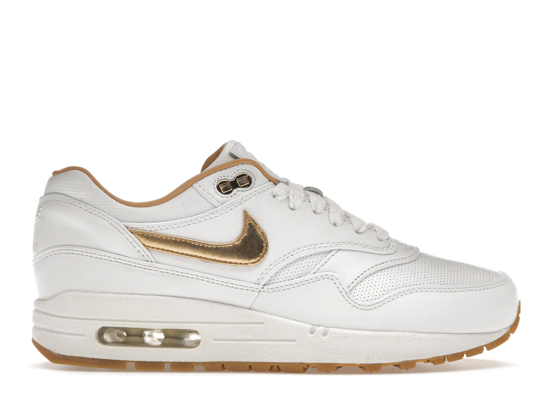 Nike Air Max 1 FB Woven White Metallic Gold