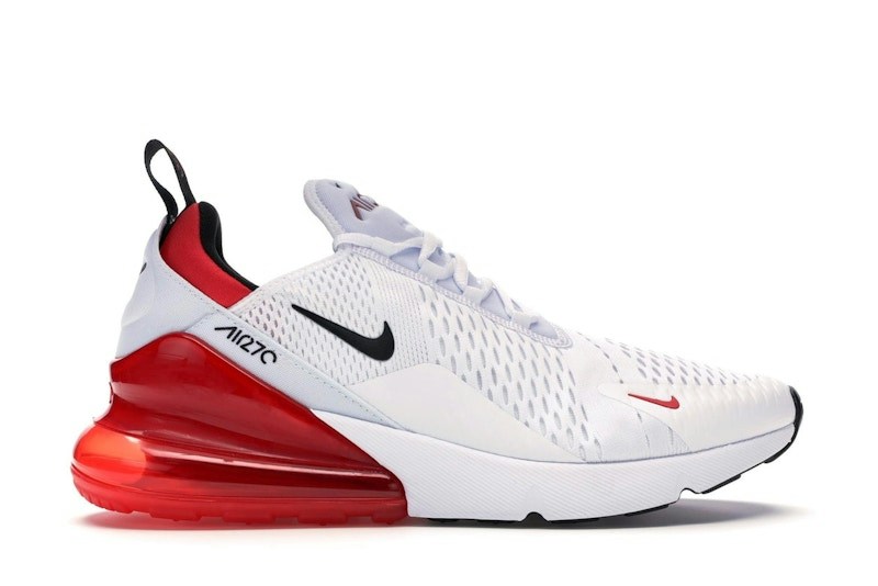 Nike Air Max 270 White Black University Red