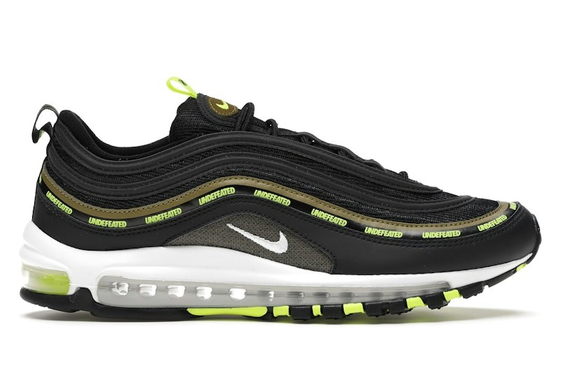 Nike Undefeated X Air Max 97 Running Black VoltMilitia Green