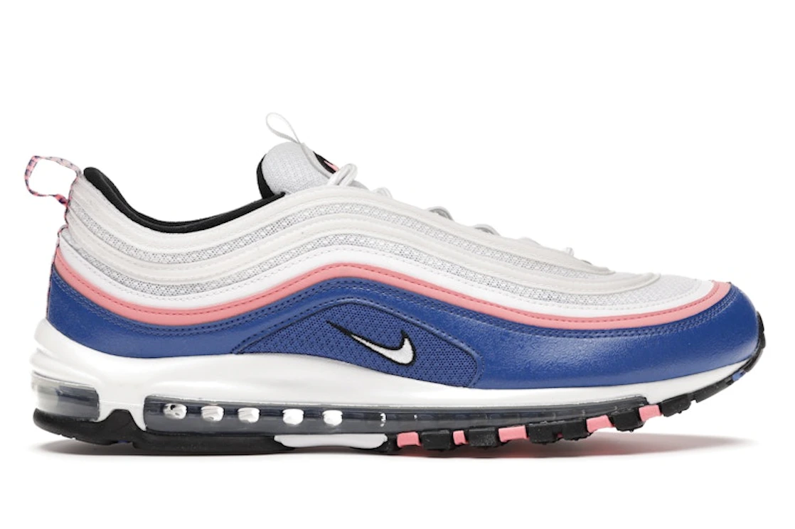 Nike Air Max 97 White Game Royal Pink Gaze