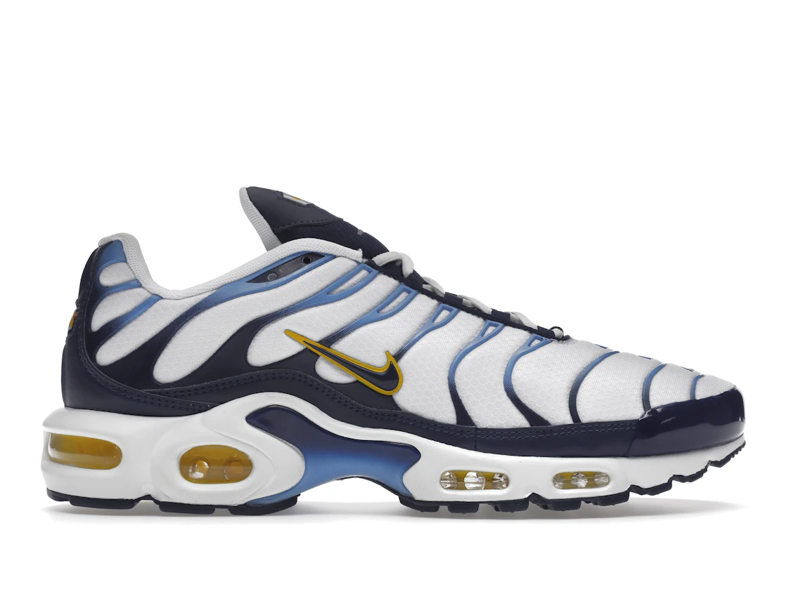 Nike Air Max Plus White Navy Gold