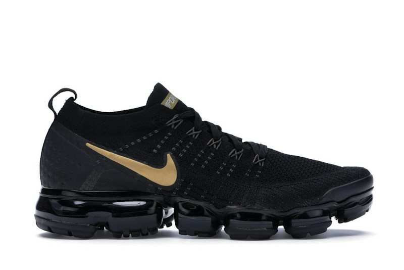 Nike Air VaporMax 2 Black Metallic Gold