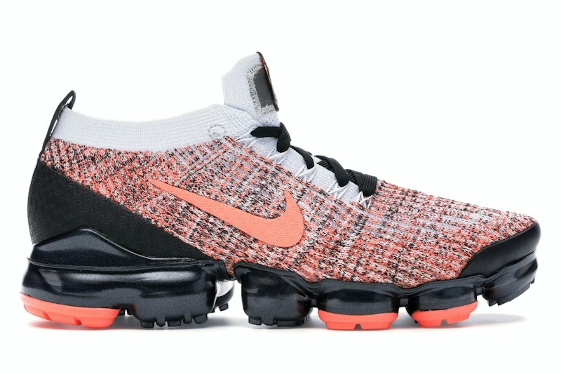 Nike Air VaporMax Flyknit 3 Bright Mango Pure Platinum