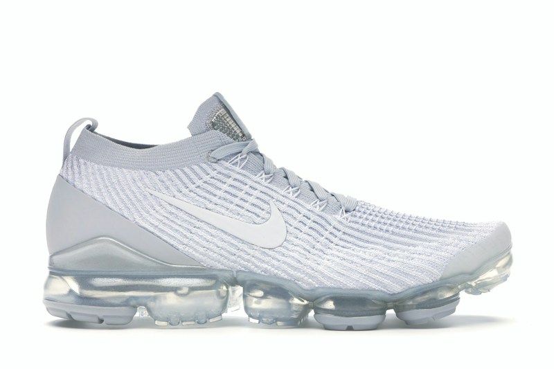 Nike Air VaporMax Flyknit 3 Pure Platinum Running Whitesilver (AJ6910-100)
