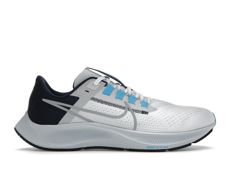 Nike Air Zoom Pegasus 38 White Midnight Navy