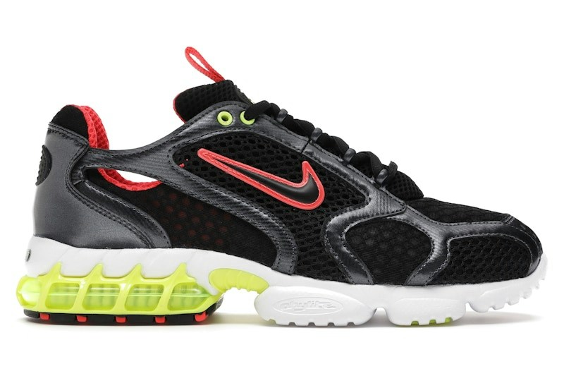 Nike Air Zoom Spiridon Cage 2 Metallic Hematite Track Red Volt