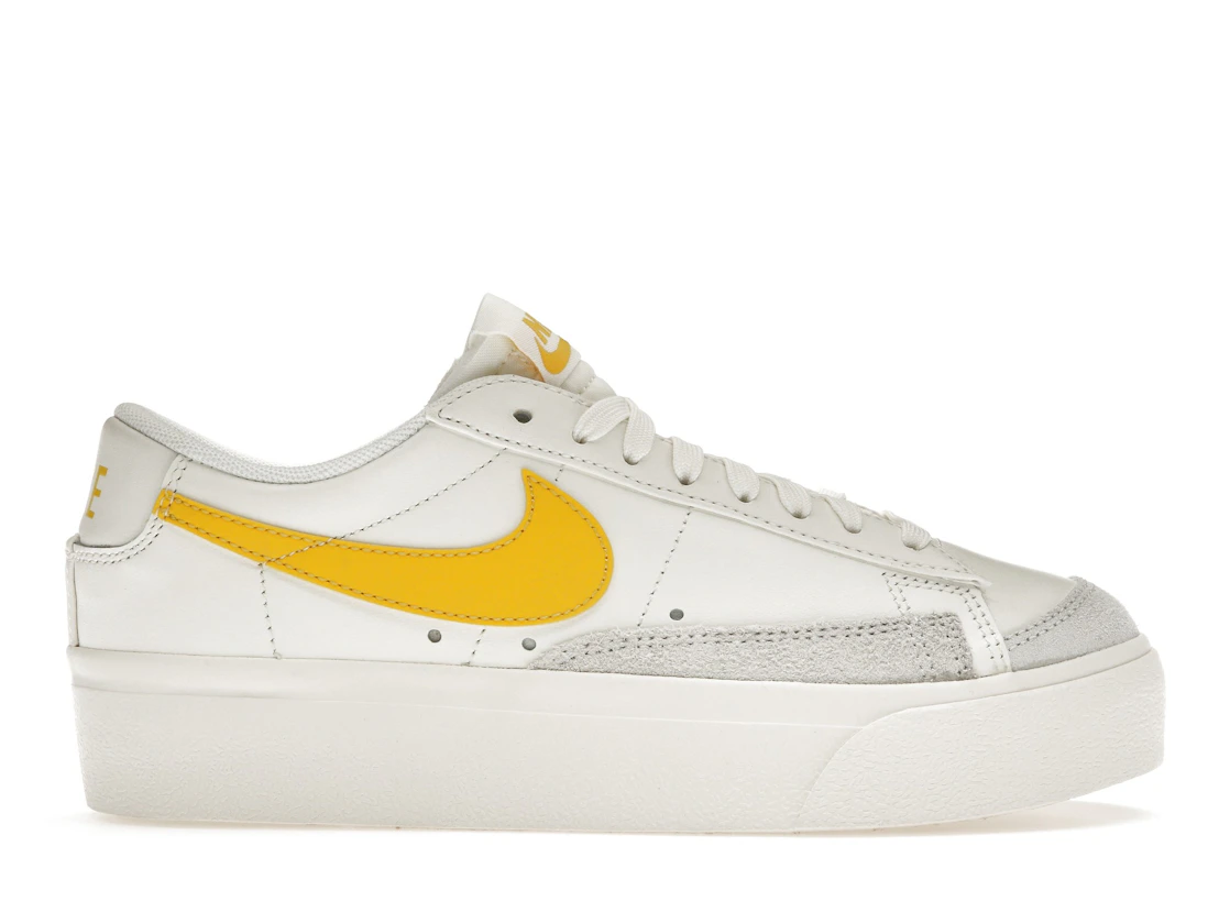 Nike Blazer Low Platform Sail Vivid Sulfur