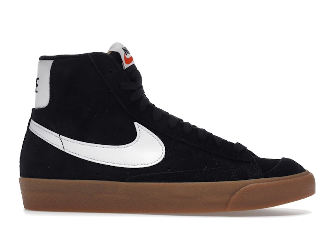 Nike Blazer Mid 77 Black White Gum