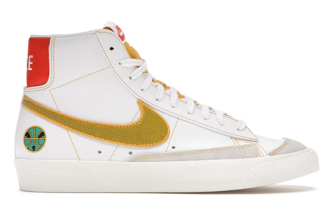 Nike Blazer Mid'77 Vntg "Rayguns" White Yellow Green