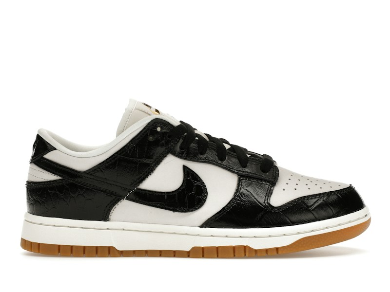 Nike Dunk Low LX Black Croc