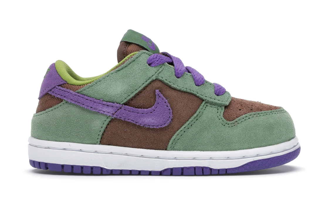 Nike (TD) Dunk Low SP "Veneer" Brown Green Purple