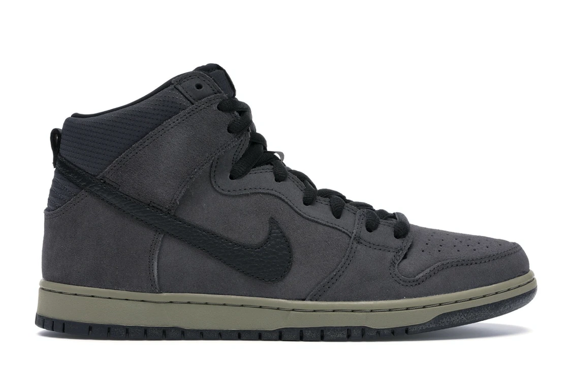 Nike SB Dunk High Anthracite Matte Olve