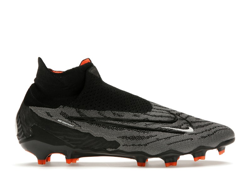 Nike Gripknit Phantom GX Elite Dynamic Fit FG Black Dark Smoke Grey Total Orange