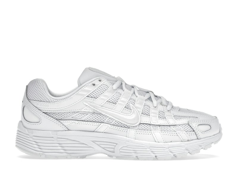 Nike P 6000 Triple White