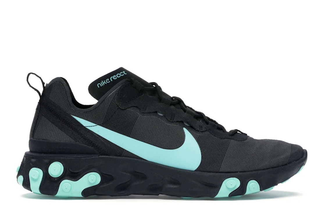 Nike React Element 55 Black Aurora Green (BQ6166-004)