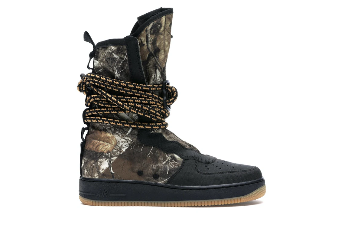 Nike Realtree x SF Air Force 1 Hi "Black Camo