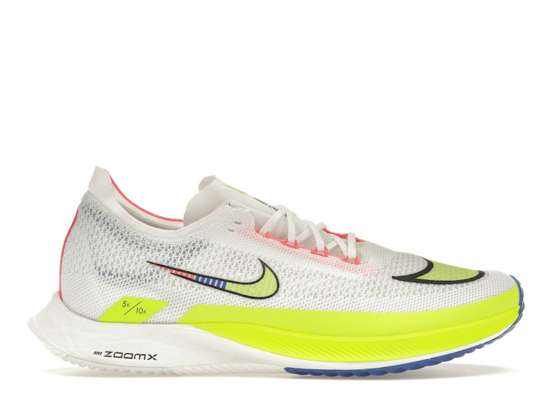 Nike ZoomX Streakfly Premium White Volt Racer Blue