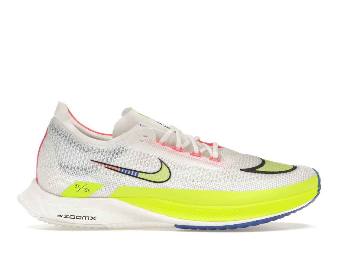 Nike ZoomX Streakfly Premium White Volt Racer Blue