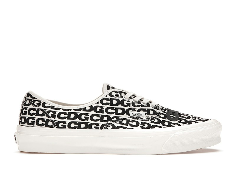 Vans Comme Des Garçons x OG Authentic LX Cdg Print - Blanc De 2018