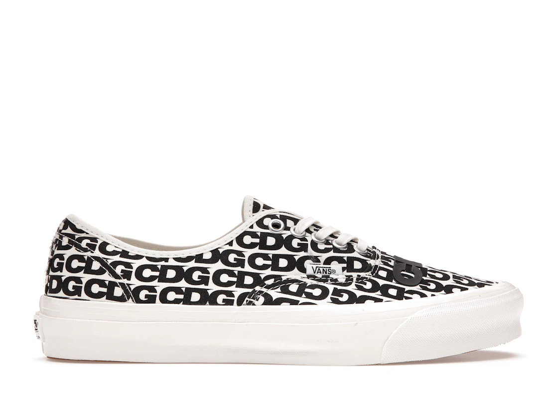 Vans Comme Des Garçons x OG Authentic LX Cdg Print - Blanc De 2018