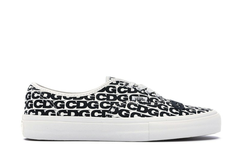 Vans Comme Des Garçons x Authentic Cdg Print - Black White 2018