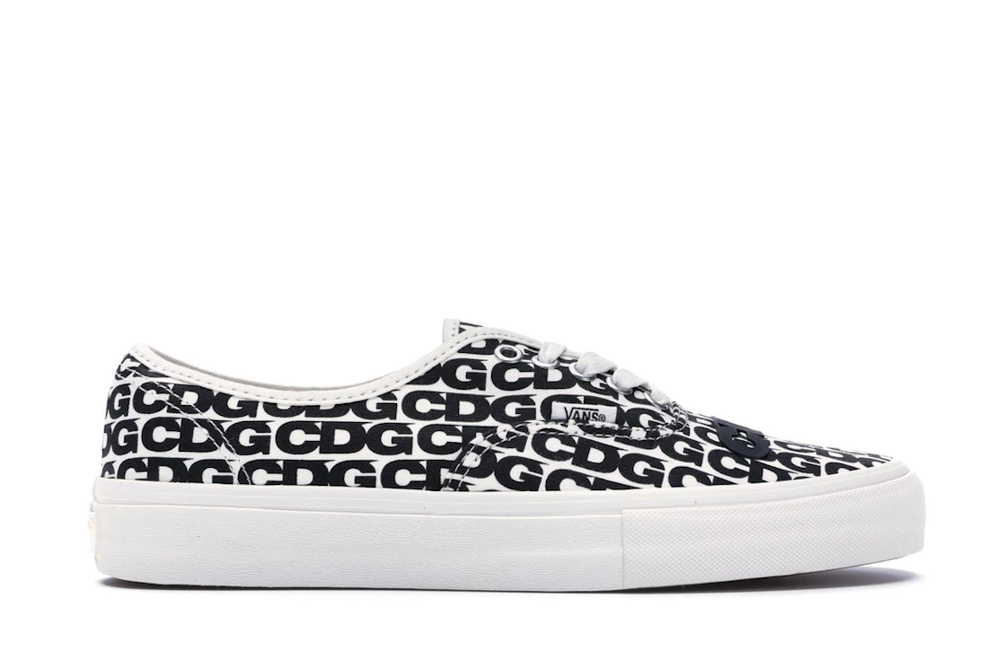 Vans Comme Des Garçons x Authentic Cdg Print - Black White 2018