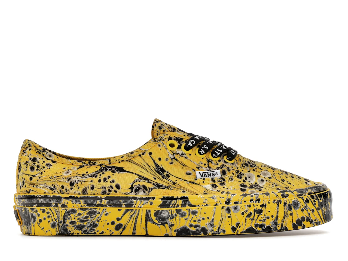 Vans S.R. Studio. LA. CA. x Authentic 44 Vibram Cyber Yellow Marbled