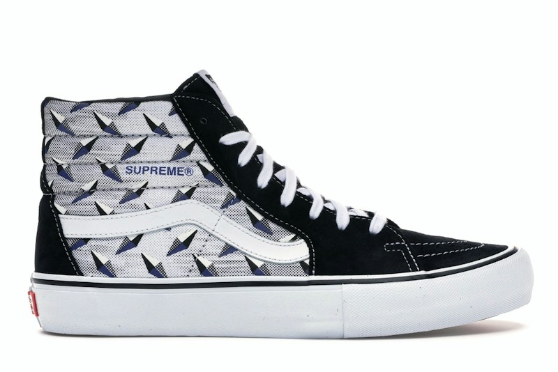 Vans Supreme x Sk8-Hi Pro Diamond Plate Black Grey