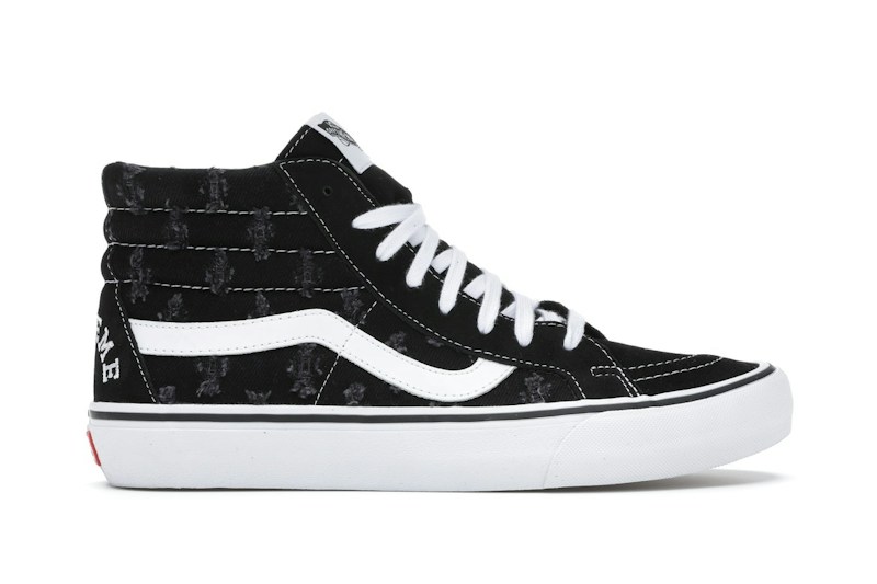 Vans Supreme x Sk8-Hi Black Hole Punch Denim