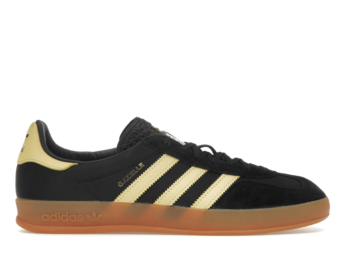 Adidas Gazelle Indoor Black Almost Yellow Gum