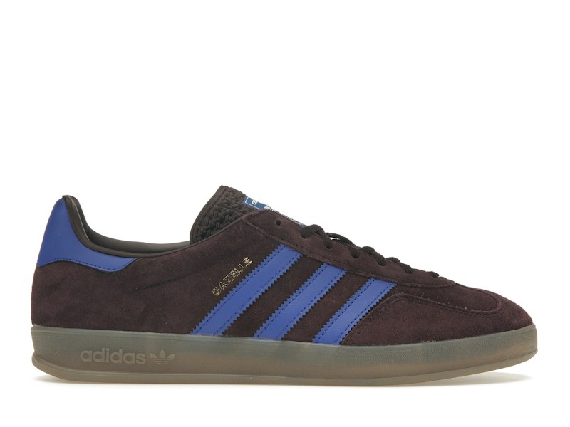 Adidas Gazelle Indoor Shadow Maroon Semi Lucid Blue