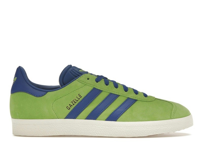 Adidas Gazelle Lime Royal Blue