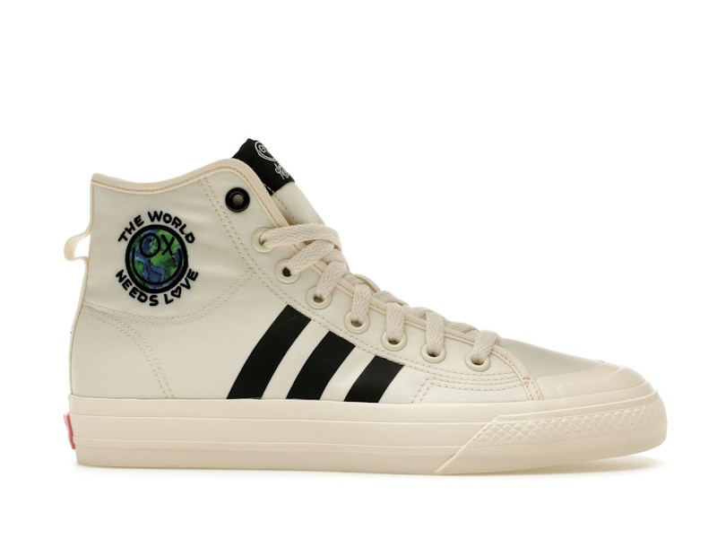 Adidas Nizza Hi RF André Saraiva The World Needs Love Cream
