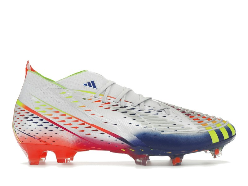 Adidas Predator Edge.1 FG White Solar Yellow Power Blue