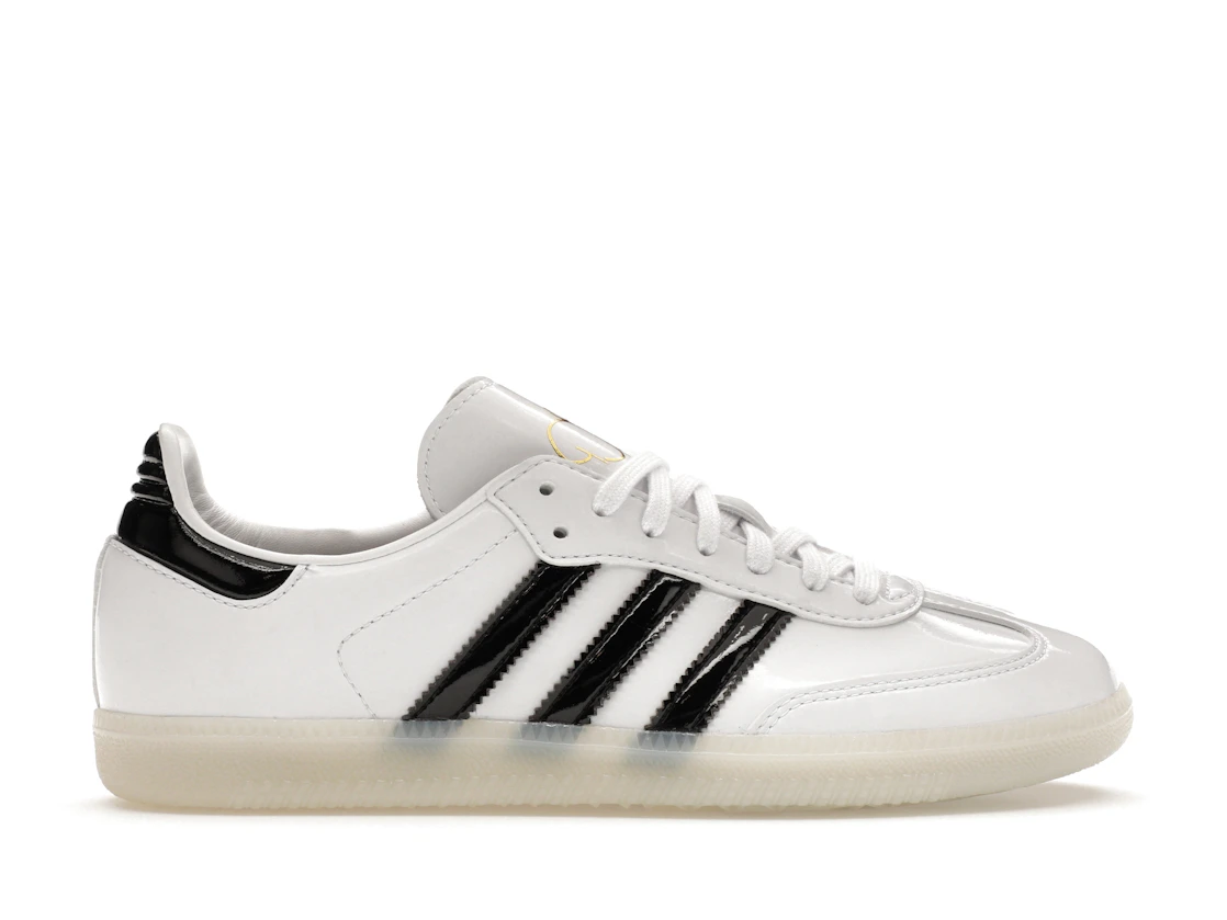 Adidas Samba Jason Dill White Black Patent