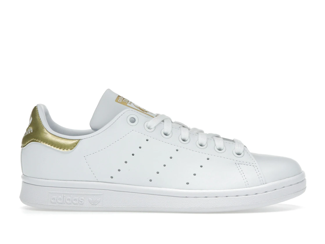 Adidas Stan Smith White Gold Metallic