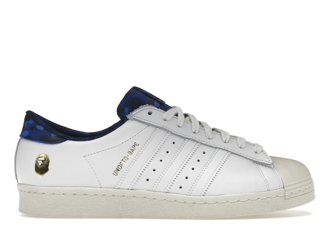 Adidas Superstar 80s Undefeated Bape White