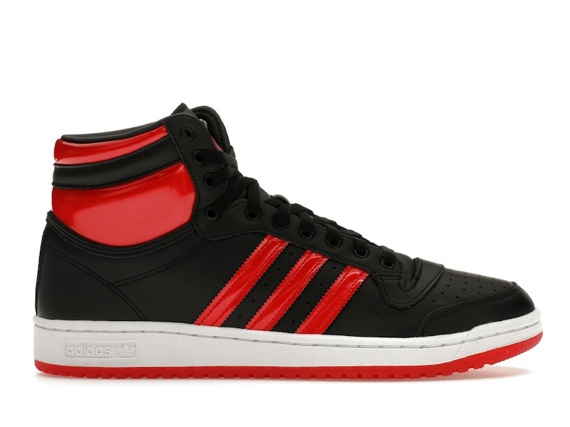 Adidas Top Ten Hi Core Black Vivid Red Patent