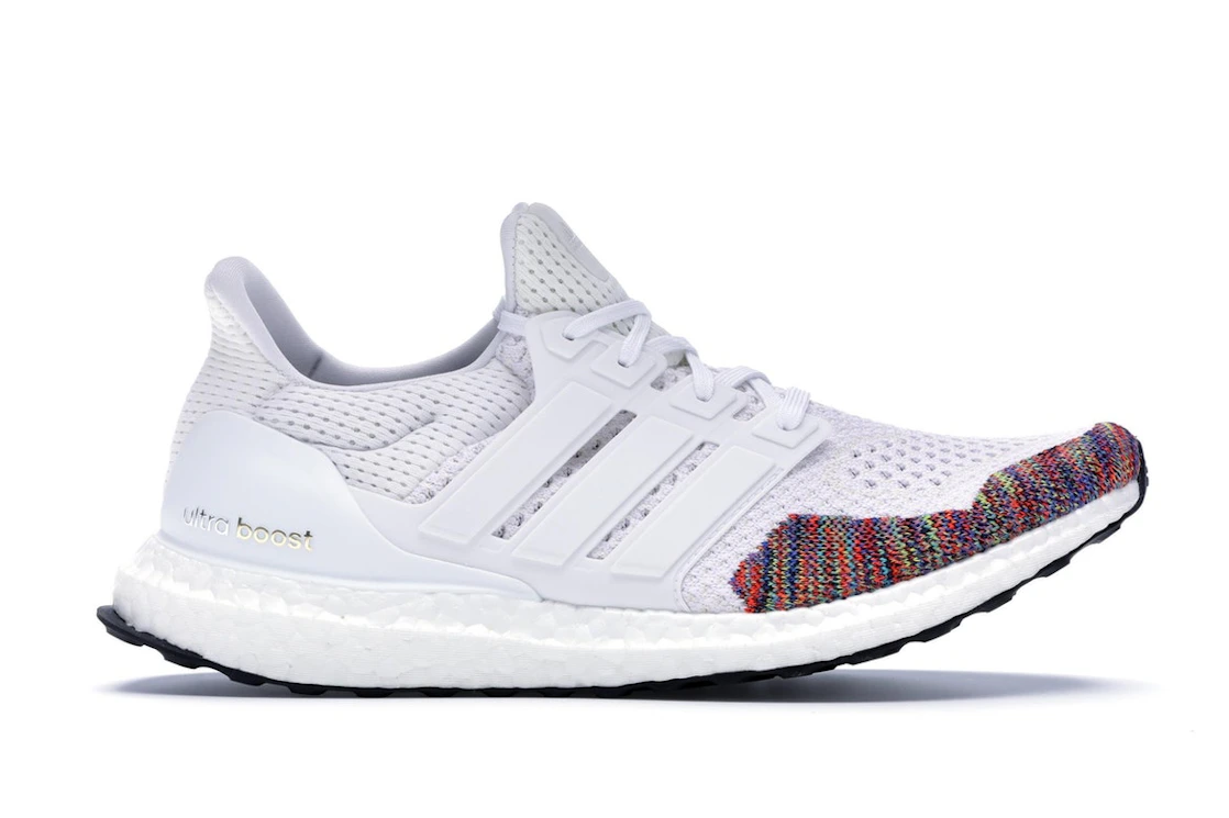 Adidas Ultra Boost 1.0 Multi-Color Toe White