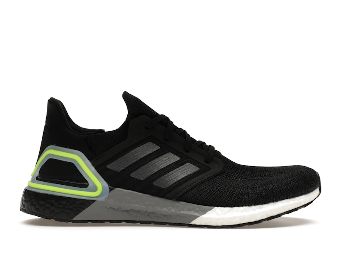 Adidas Ultra Boost 20 Core Black Signal Green
