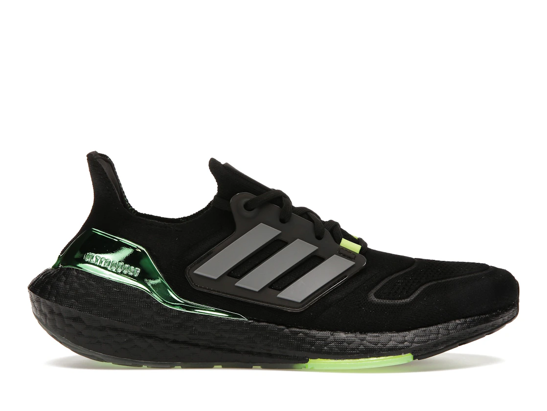 Adidas Ultra Boost 22 Black Iron Metallic Beam Green