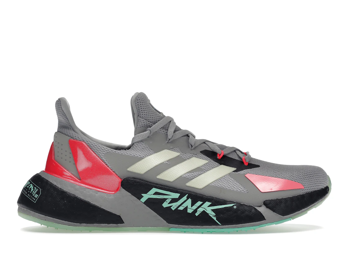 Adidas X9000L4 Cyberpunk 2077 Grey Yellow Zest Pink