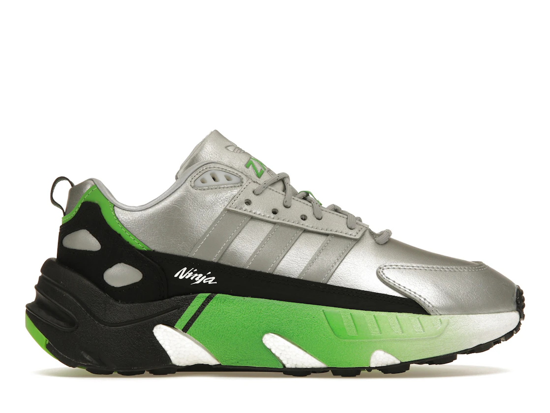 Adidas ZX 22 Boost Kawasaki Ninja Silver Metallic