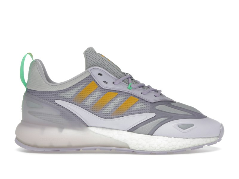 Adidas ZX 2K Boost 2.0 Purple Tint Semi Solar Gold Matte Silver