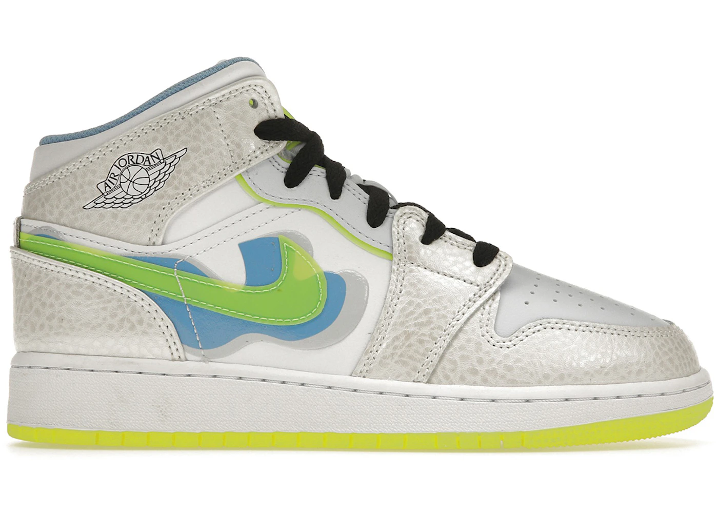 Nike Air Jordan 1 Mid "Warped Swoosh"