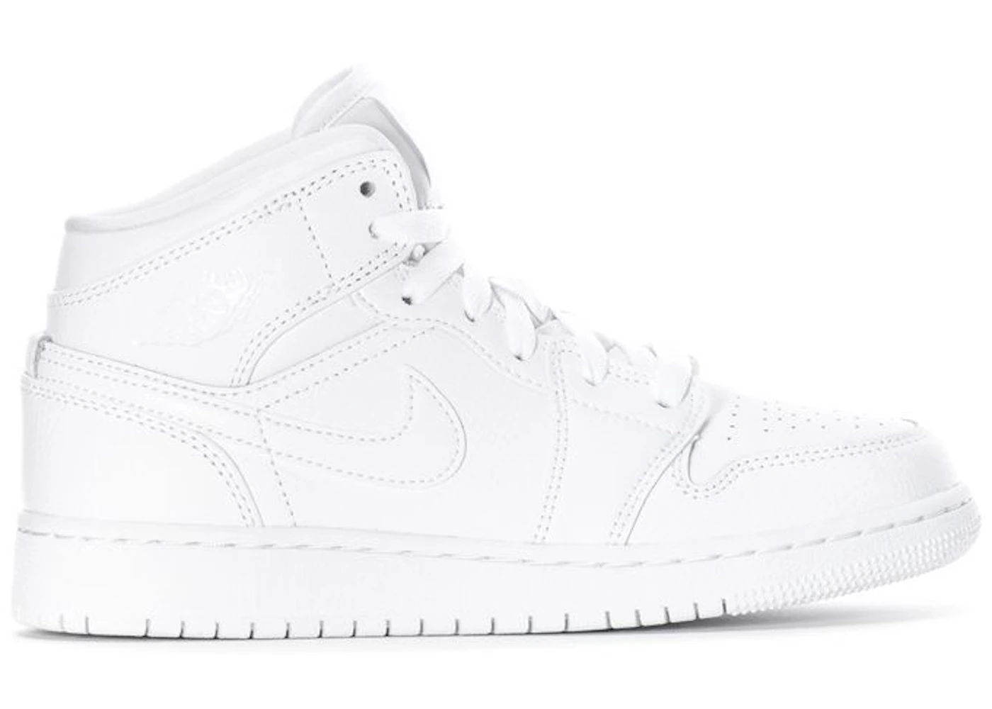 Nike Jordan 1 Mid Triple White (2019)