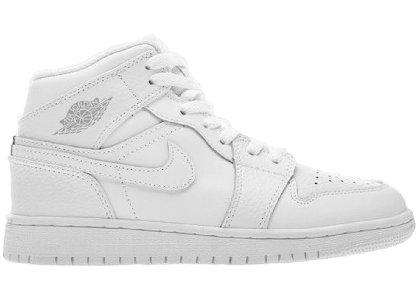Nike Jordan 1 Mid White Pure Platinum (2018)
