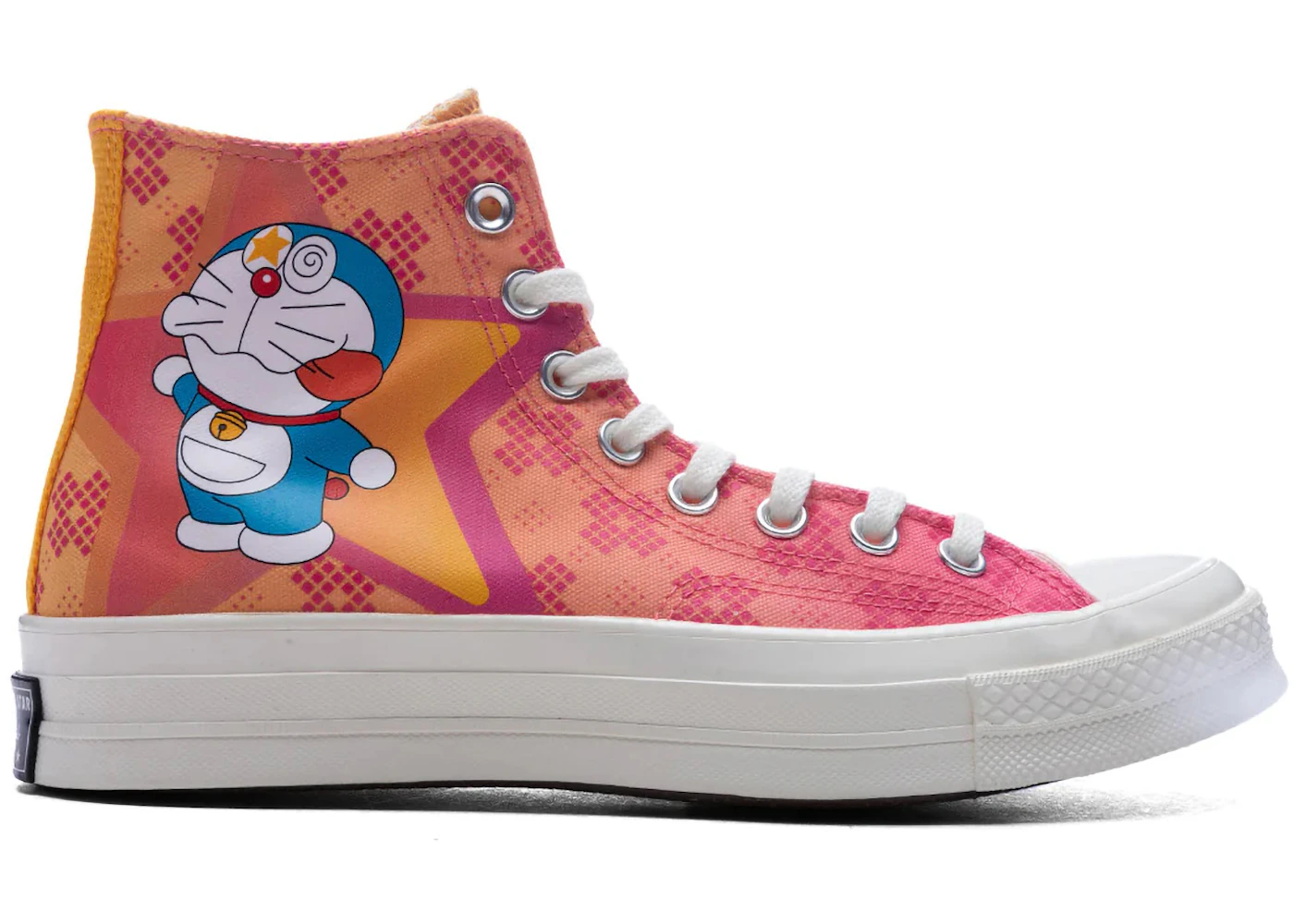 Converse x Doraemon Chuck 70 Hi Habanero Gold/Flamingo