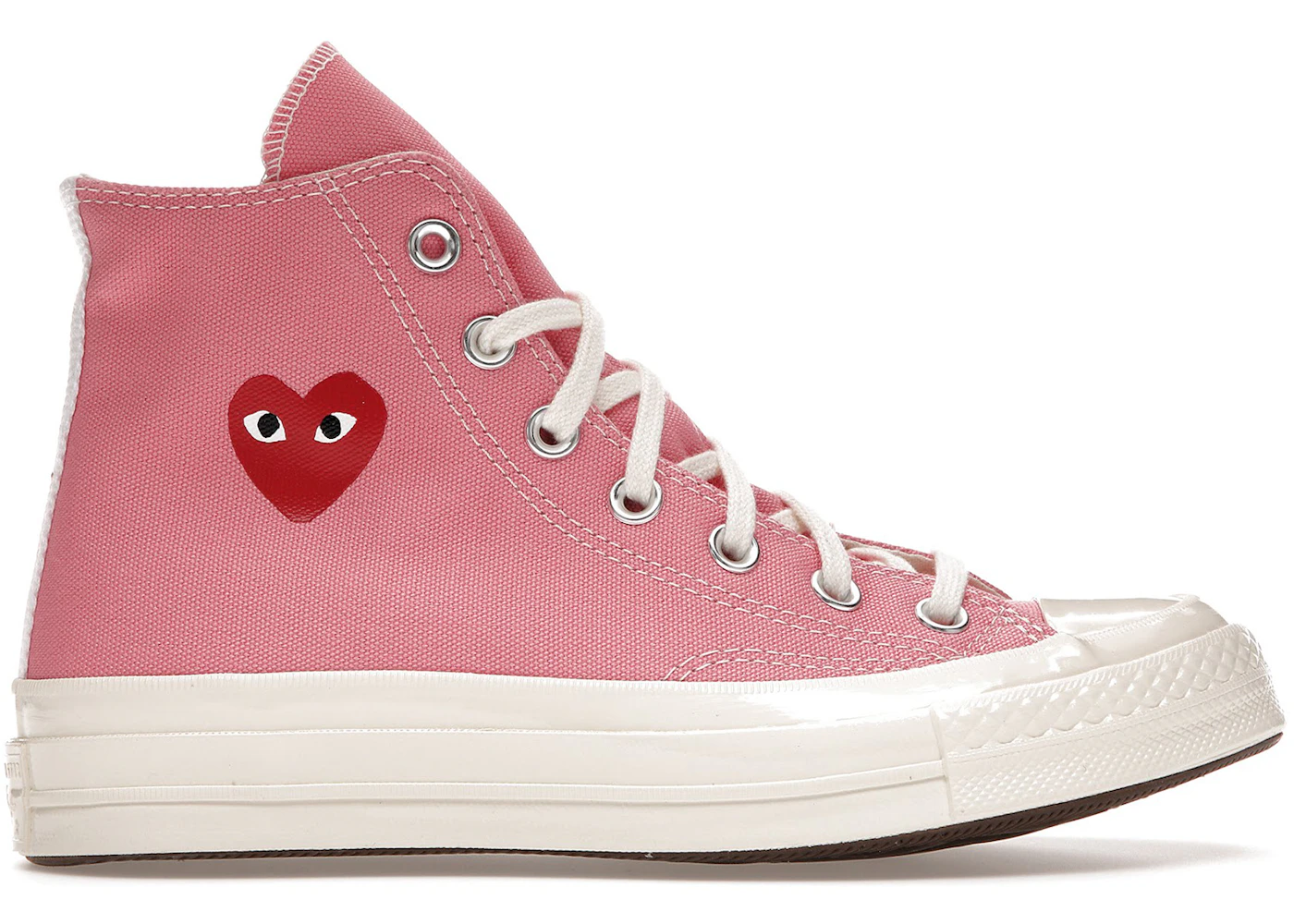 Converse Comme Des Garçons Play x Chuck 70 High Bright Pink