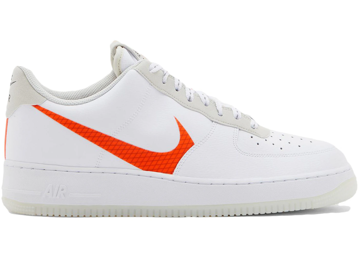 Nike Air Force 1 Low 07 LV8 Orange Swoosh
